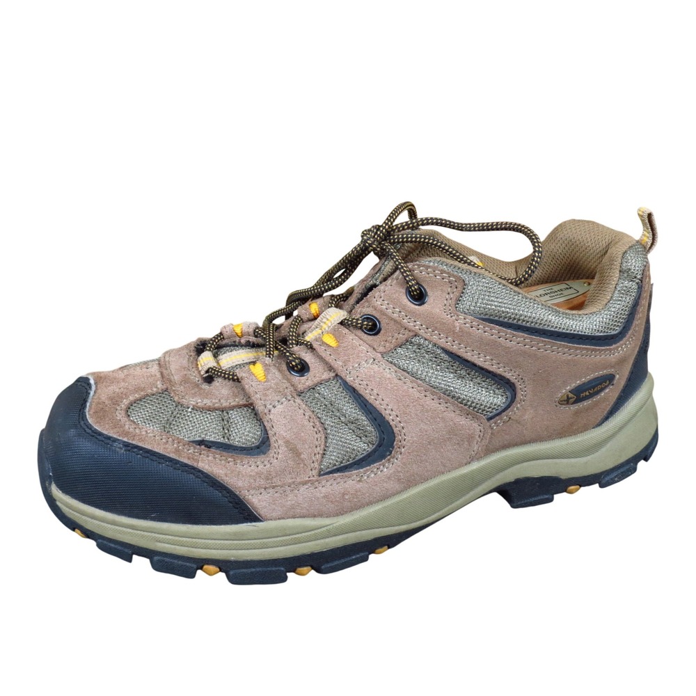 Nevados Boomerang II Low Mens Hiking Shoes 10.5W Outdoor Trail Brown Suede Mesh